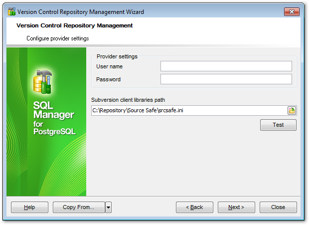 Online Documentation For SQL Manager For PostgreSQL | SQLManager